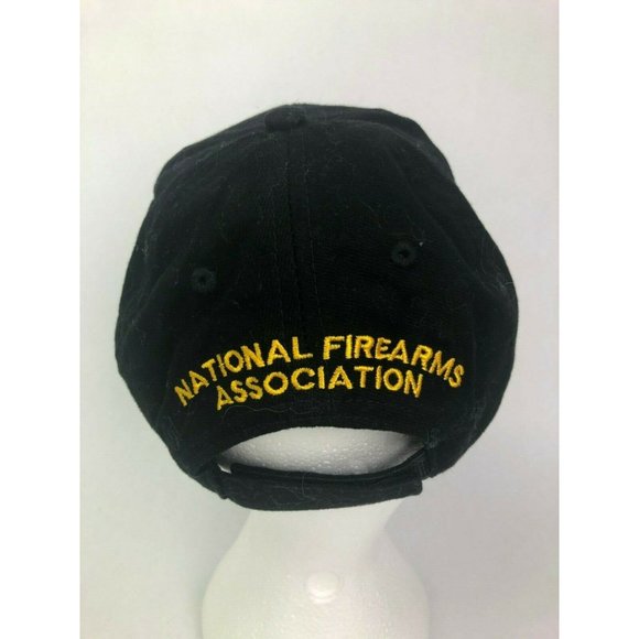 National Firearms Association Hat Adjustable Back Embroidered Black - Picture 4 of 6